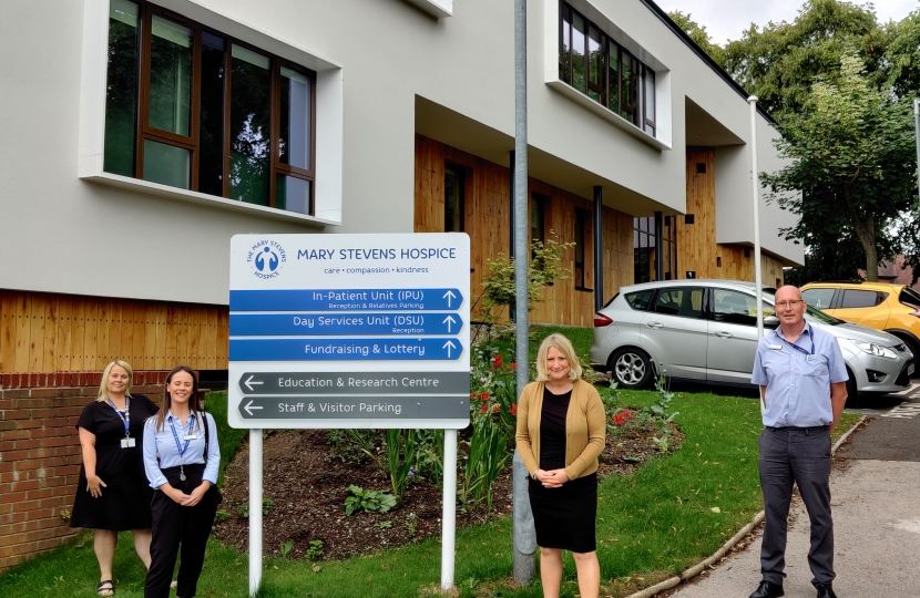 Suzanne at Mary Stevens Hospice