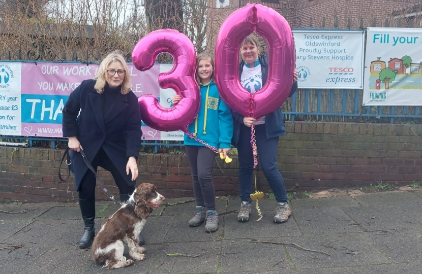 Suzanne Webb MP with Emma