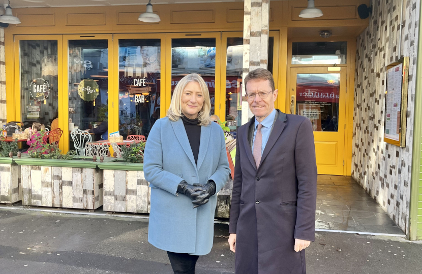 Suzanne Webb MP with West Midlands Mayor Andy Street