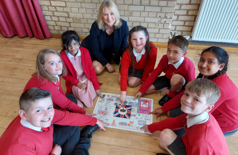 Suzanne with pupils