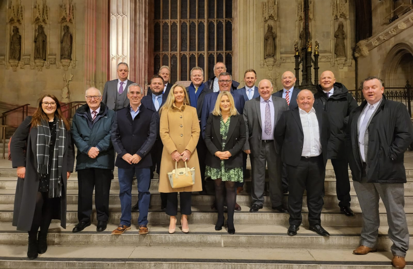 Suzanne Webb MP with business leaders