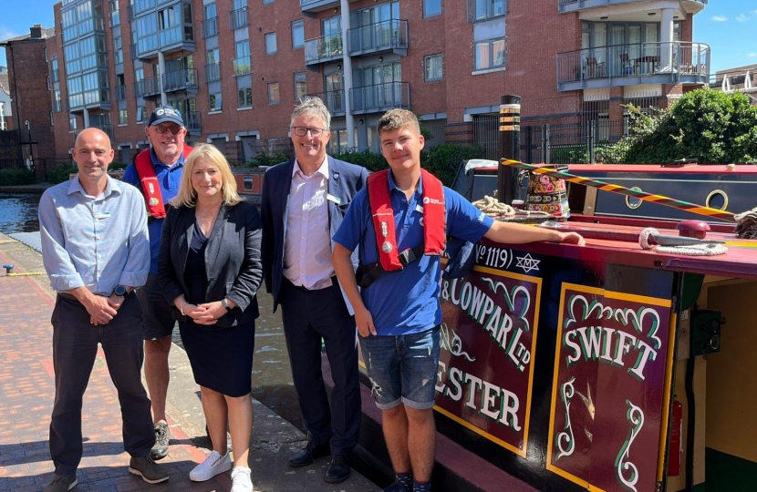 Suzanne Webb MP meeting with the Canal and River Trust