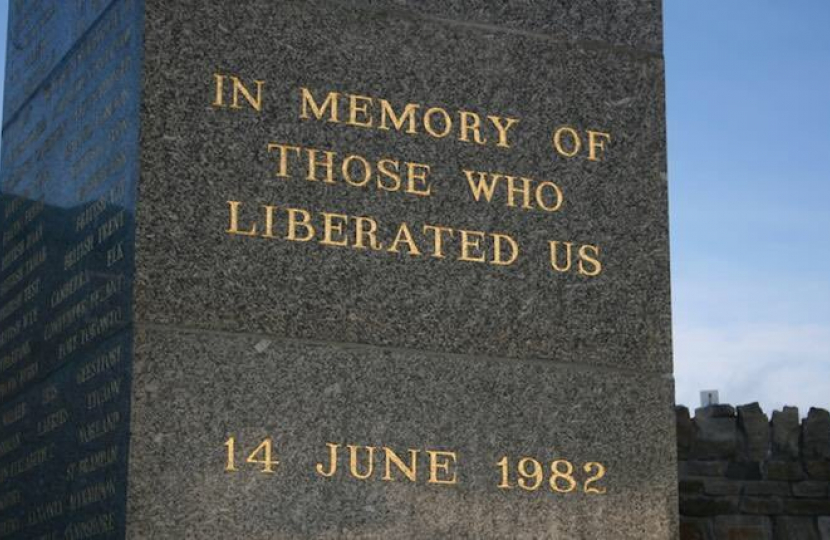 Falklands War Plaque