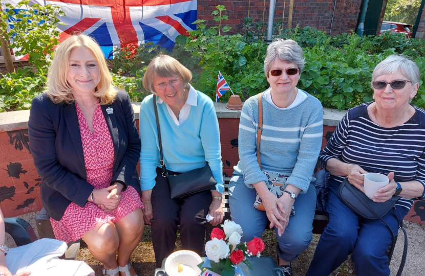 Suzanne Webb MP at the Platinum Jubilee celebrations in Stourbridge