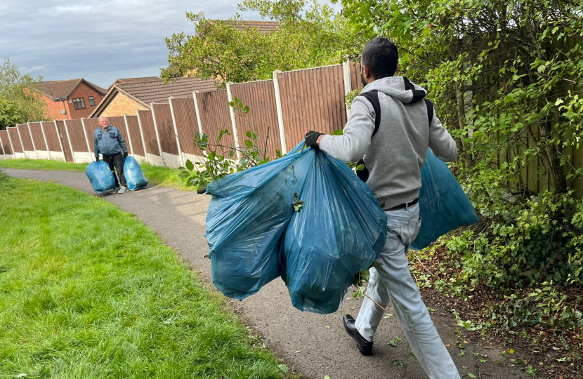 Amblecote Councillors Kamran Razzaq and Pete Lee