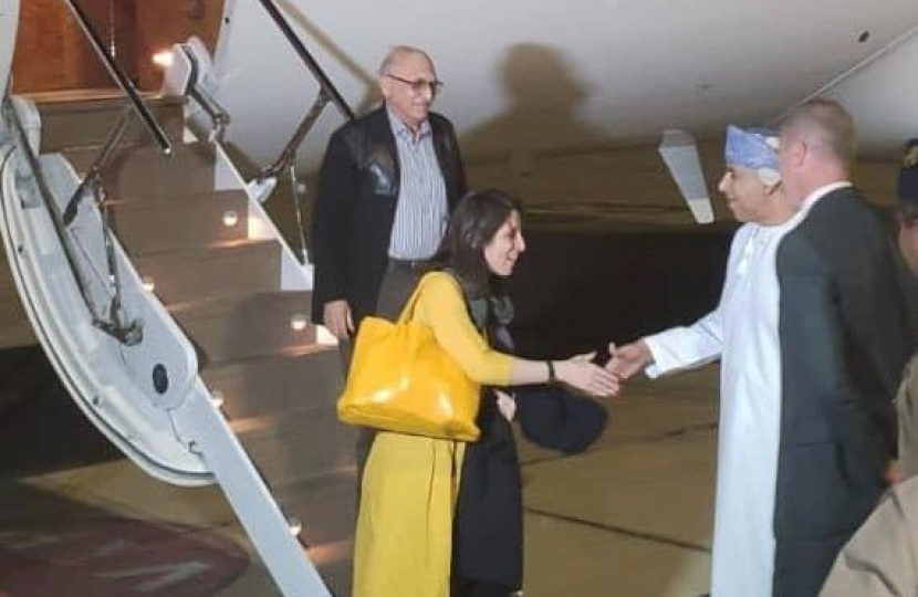 Nazanin Zaghari-Ratcliffe and Anoosheh Ashoori arrive in Oman