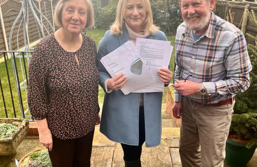 Suzanne Webb MP with Graham and Valerie Beckley