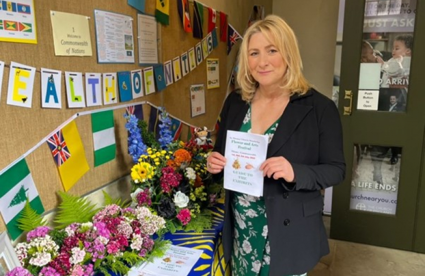 Suzanne Webb MP at St. Thomas' Church