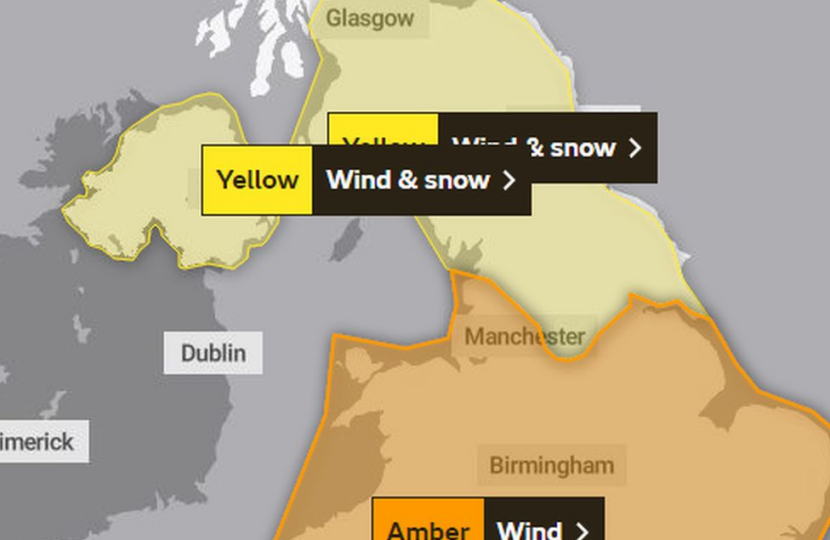 Storm Eunice Warning