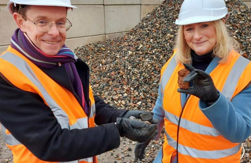 West Midlands Mayor Andy Street and Suzanne Webb MP in Lye