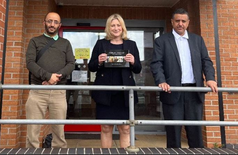 Suzanne Webb MP at the Halesowen-Dudley Yemeni Community Association