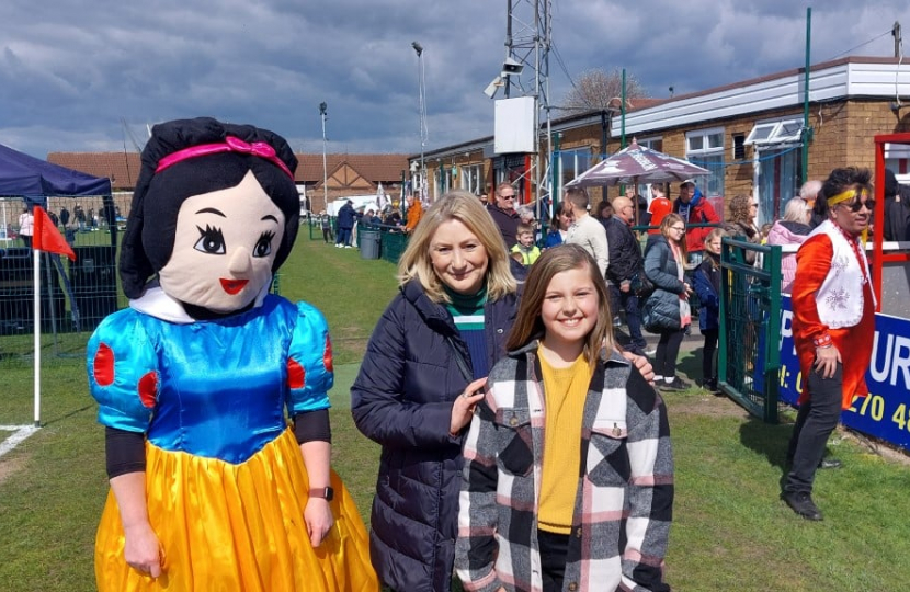 Suzanne Webb MP at Stourbridge FC 