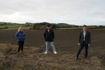 Suzanne Webb MP, West Midlands Mayor Andy Street, and Councillor James Clinton in Stourbridge's Green Belt