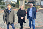 Suzanne Webb MP with West Midlands Mayor Andy Street and Councillor Dave Borley