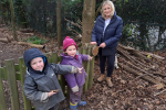 Suzanne Webb MP with school pupils