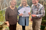 Suzanne Webb MP with Graham and Valerie Beckley