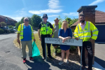 Suzanne Webb MP with local Police and Amblecote Councillors