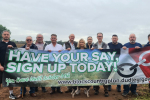 Suzanne Webb MP campaigning the save the Green Belt with local Councillors and residents