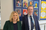 Suzanne Webb MP with Headmaster Paul Kilbride