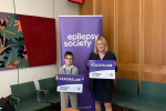 Zach Eagling with Suzanne Webb MP