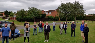 Suzanne Webb and local residents in Withymoor