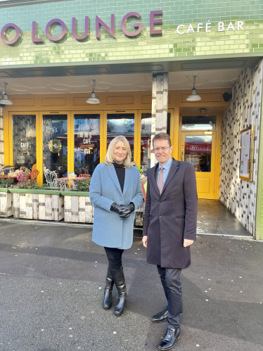 Suzanne Webb MP with West Midlands Mayor Andy Street