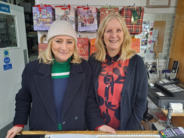 Suzanne Webb MP with Jane McCrone