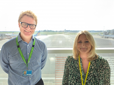 Suzanne Webb MP with Tom Screen