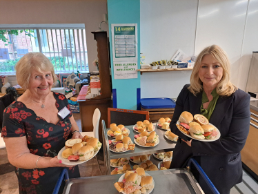 Diana Thomas-Smout with Suzanne Webb MP