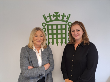 Suzanne Webb MP with Laura Richardson