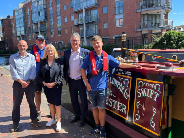 Suzanne Webb MP meeting with the Canal and River Trust