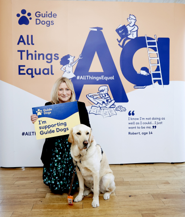 Suzanne Webb MP at Guide Dogs UK's event