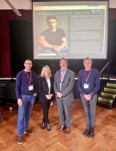 Suzanne Webb MP with Jason Connon, Mark Brindley and Ade Passey