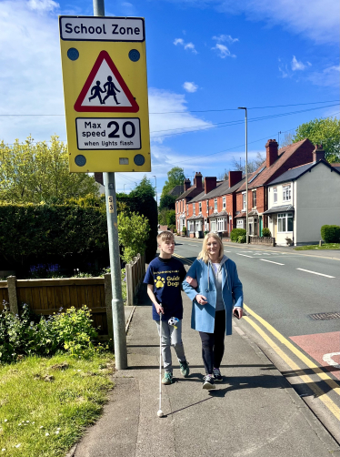 Suzanne Webb MP with Luca