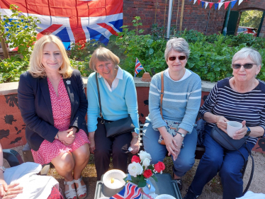 Suzanne Webb MP at the Platinum Jubilee celebrations in Stourbridge