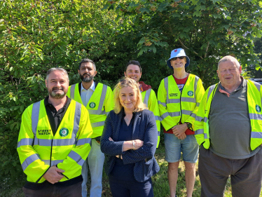 Suzanne with Councillors