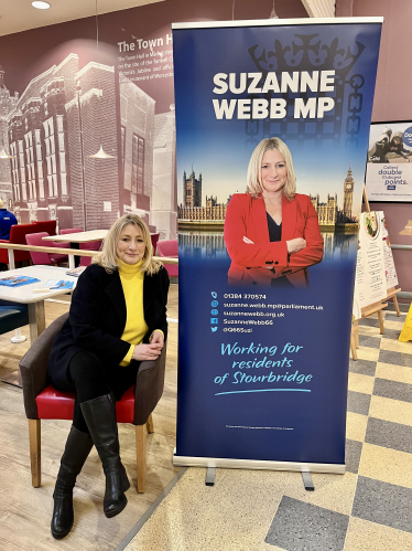 Suzanne Webb MP at Tescos