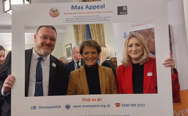 Suzanne Webb MP with Julie Wooton and APPG Chair David Duguid.